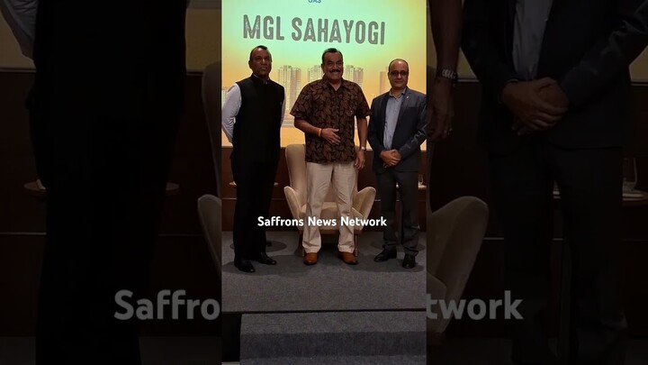 Veteran Actor Shivaji Satam along with Ashu Singhal  & Sanhay Shende  of MGL @ MGL Sahayogi launch