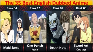 Ranked, The 35 Best English Dubbed Anime of All Time