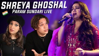 LIVE MUSIC MASTERY | Waleska & Efra react to Param Sundari - Mimi - Shreya Ghoshal | A.R. Rahman