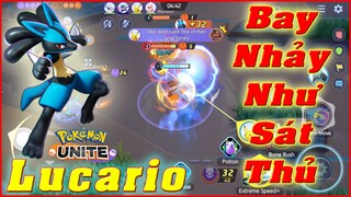 Pokémon UNITE: Lucario - Pokemon Khí Công Lả Lướt Cơ Động, Gánh Team Quá Dễ