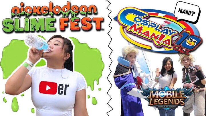 Nickelodeon Slime Fest + Cosplay Mania | 2 BIG EVENTS IN 1 DAY!! 😳 | VLOG #19