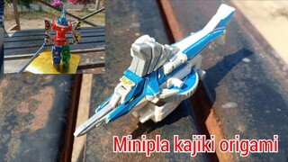 minipla phụ kiện hình shinkenger kajiki origami