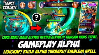 CARA MAIN ALPHA 100% MVP + COMBO ALPHA TRUE DAMAGE❗ BUILD ALPHA TERSAKIT ❗ GAMEPLAY ALPHA TOP GLOBAL