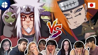 🔥 Jiraiya Sage Mode Vs Pain Reaction Mashup (Part 2) Shippuden 131 🔥🇯🇵 [ナルト 疾風伝] [海外の反応]