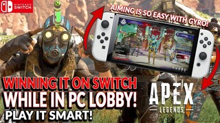 SWITCH PLAYER WINNING IN PC LOBBY IS NOT IMPOSSIBLE! APEX LEGENDS NINTENDO SWITCH FULLGAMEPLAY