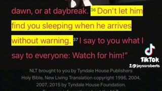 DONT LET HIM FIND YOU SLEEPING WHEN HE ARRIVES