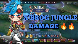 X BROG JUNGLE DAMAGE GAK NGONTAK 😈