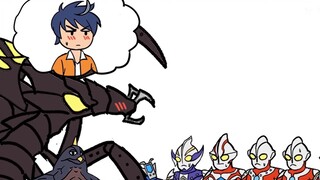 Traveling through time and space to become a Hyperzetton monster and eating Ultraman as a staple foo