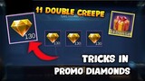 TRICKS OF 11 DOUBLE PROMO DIAMONDS! NEW WAY! | MOBILE LEGENDS 2020