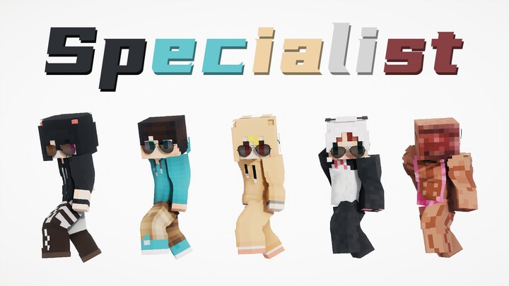 [3D Animation] The 5 Specialists in Minecraft