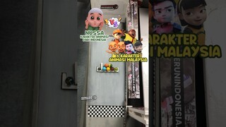 Nussa 🆚 Upin, Ipin, Ejen Ali, Alicia, Boboiboy, Gopal: 1 Animasi Indonesia vs 6 Animasi Malaysia