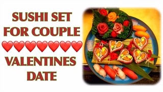 Valentines Sushi Set