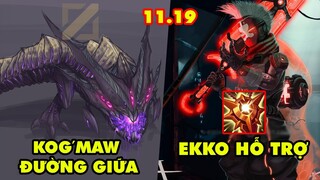 TOP 8 lối chơi Bá Đạo của Thách Đấu Hàn trong LMHT 11.19: Kog'maw Đường Giữa, Ekko Hỗ Trợ