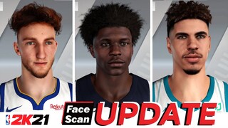 NBA 2K21 New Update - 15 ROOKIE Face Scan/Cyberface Updates (Current Gen)