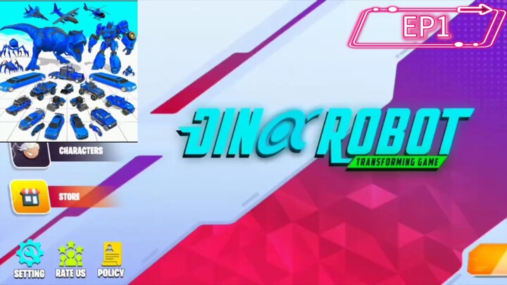 Dino Transform Robot Games  gameplay  EP1