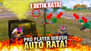 SATU DETIK RATA SEMUA! TERNYATA BEGINI KALO PRO PLAYER DI TABRAK! - PUBG MOBILE