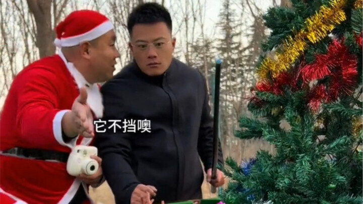 "Christmas War" Billiards#fatcurry#Billiards is a kind of life#Funny plot@大正与二苦