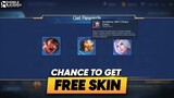 EVENT! FREE SKIN CHEST AND RECALL NEW UPDATES EVENT | LOGIN AND GET FREE SKIN MOBILE LEGENDS