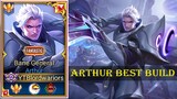 arena of valor arthur best build arena of valor lord wariors