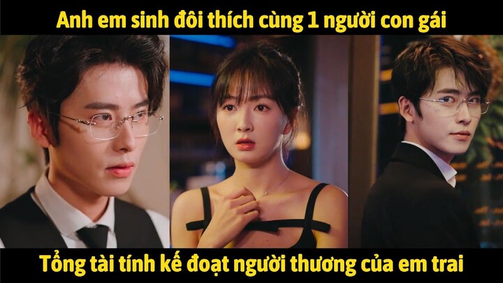 Anh em sinh đôi thích cùng 1 cô gái, anh trai tổng tài tính kế đoạt người thương của em mình