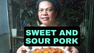 SWEET AND SOUR PORK|YUMMY TALAGA NAG CRAVE AKO KAYA NAGLUTO AKO HAHA