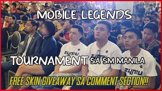 binisita ako ni crush while nasa ML EVENT ako sa SM MANILA | Skin giveaway