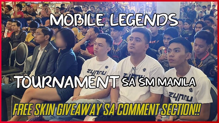 binisita ako ni crush while nasa ML EVENT ako sa SM MANILA | Skin giveaway