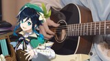 [Impromptu fingerstyle] Let the wind tell you Genshin Impact New Year's greetings festival single ad