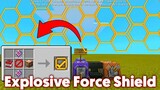 How to create a Explosive Force Shield Codes in Minecraft Bedrock Command Blocks