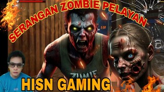 serangan pasukan zombie pelayan ,sangat cepat