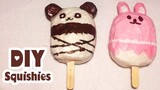 CáchLàm squishy cây kem -  DIY Kawaii Mini Popsicle Homemade Squishy | DIY Pusheen Popsicle Squishy