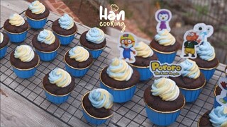 1 RESP JADI 60 CUP |  MUDAH DAN CEPAT! BIKIN CUPCAKES COKLAT EMPUK N MOIST | RECIPE  CUPCAKES PORORO