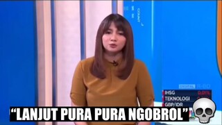 Momen Reporter Salah Baca...(Lanjut Pura Pura Ngobrol)