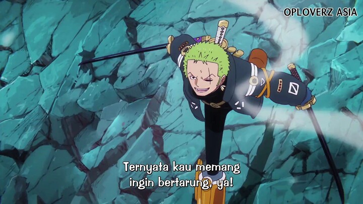 One Piece Episode 1108 : Baik banget Marimo ini Musuh aja diselamatkan RORONOA ZORO