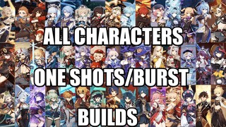 *All Characters One Shots/Burst Against Bosses - Genshin Impact