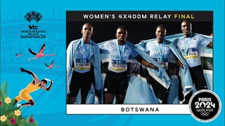 Botswana rules in the 4x400m final 💪 | World Athletics Relays Bahamas 24