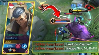 18 Kill? Fredrinn Roamer 100% Broken!! | Fredrinn Mobile Legends