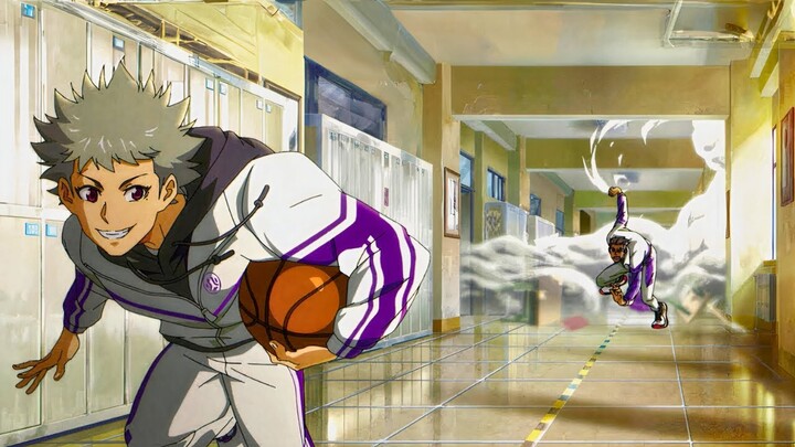 They underestimate the new transfer student, unaware that he is a slam dunk master