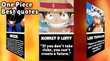 One Piece Best Quotes