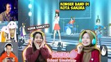 Reaksi Ani Nurhayani & Pon Pone Ada Konser Band Di Kota Sakura, KEREN BANGET|Sakura School Simulator