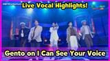 SB19 Gento LIVE na LIVE on I can See Your Voice, Highlights!