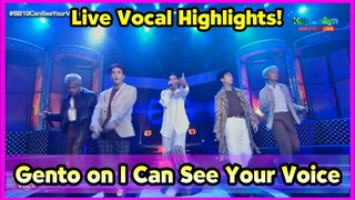 SB19 Gento LIVE na LIVE on I can See Your Voice, Highlights!