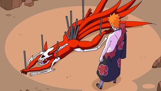 [Tác phẩm điêu khắc cát Naruto] Naruto chọn ra Pain Six Paths, nhưng bị Yahiko ghim xuống đất như mộ