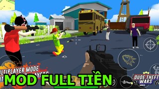 Dude Theft Wars MOD Full Tiền - GTA 5 Kết Hợp Minecraft Mua Súng Trêu Cảnh Sát - Top Game - Thành EJ