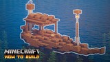 Minecraft: How to Build a Small Boat (Quick Tutorial)
