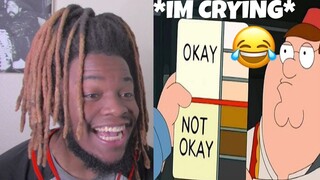 Family Guy - Funniest Dark Humor Compilation (REACTION)