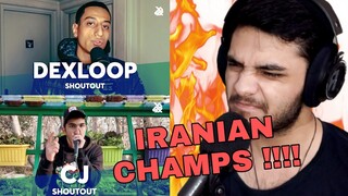 Dexloop 🇮🇷 | CJ 🇮🇷 | Iranian Beatbox Champions SHOUTOUT REACTION