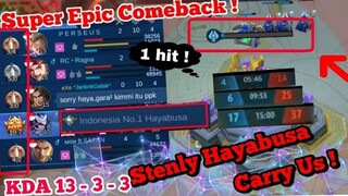 Top Indonesia Hayabusa Comeback Termustahil !