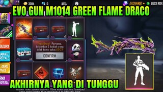 CARA MENDAPATKAN EVO GUN M1014 GREEN FLAME DRACO - FREE FIRE