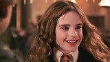 "Dengan suara digantung, Hermione muncul"